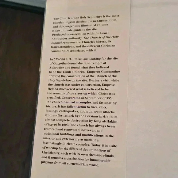 BOOK THE CHURCH OF THE HOLY SEPULCRE - Picture 4 of 8